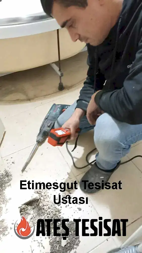 Etimesgut Tesisat Ustası İş Başında
