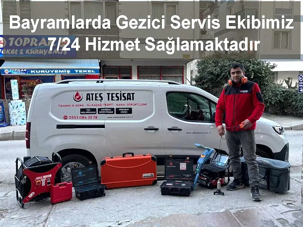 Bayramda Gezici Teknik Servisimiz 7/24 Hizmeti Sağlamaktadır.